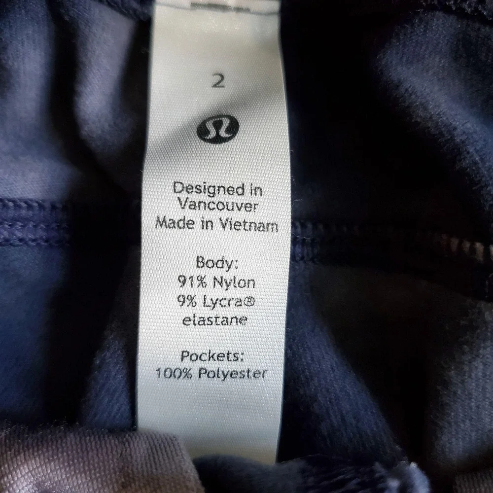 Lululemon Ready to Rulu Jogger Womens 2 Diamond Dye Lunar Rock Tie Dye Pants